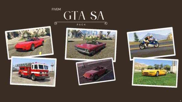 Transform your Fivem server with the GTA SA Pack! Enjoy classic vehicles and iconic characters that bring the spirit of San Andreas to your gameplay.