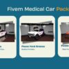 Enhance your Fivem server with the Medical Car Pack featuring realistic EMS vehicles. Perfect for emergency scenarios and healthcare roleplay!