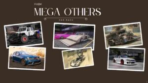 For GTA V players and FiveM server owners, the Fivem Mega Others Car Pack is the ultimate way to expand vehicle options and elevate gameplay. This massive collection includes a wide variety of custom cars, designed to cater to all types of players, from high-speed thrill-seekers to off-road adventurers. Offering top-quality models and realistic handling, this pack transforms the game with unique, detailed vehicles.