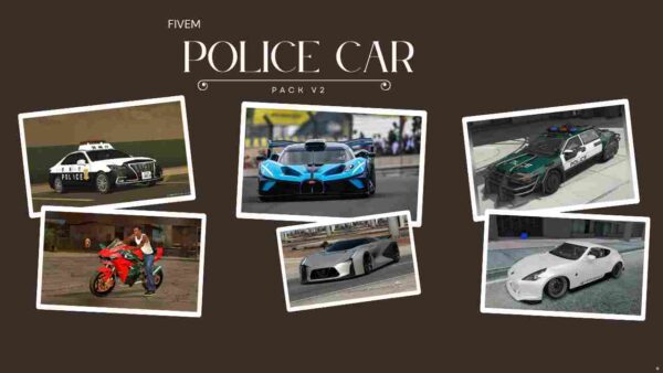 The FiveM Police Car Pack V2 provides a versatile collection of law enforcement vehicles for FiveM servers, tailored to deliver realism, style, and high-performance handling. Whether you’re managing a roleplay server or want to add new options for police chases, this pack is perfect for creating immersive law enforcement experiences. Let’s explore what makes this police car pack a valuable addition to your FiveM server.