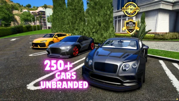 Explore the Fivem Non-Branded Car Pack for diverse vehicle options. Customize your gameplay with unique cars designed for every adventure!