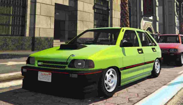 Fivem 1990s Kia Pride DM brings a nostalgic touch to GTA V, offering a unique and practical driving experience. Its affordable nature, nimble handling,