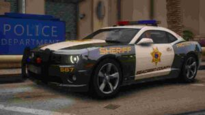 Drive the 2010 Chevrolet Camaro SS SCPD in FiveM! Get this high-quality police car mod to enhance your gaming experience. Ready to patrol