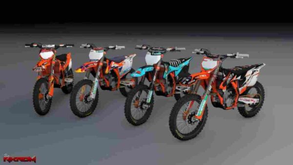 Boost your server with the Fivem 2016 KTM 450 SX-F, a powerful dirt bike designed for off-road dominance and thrilling performance.