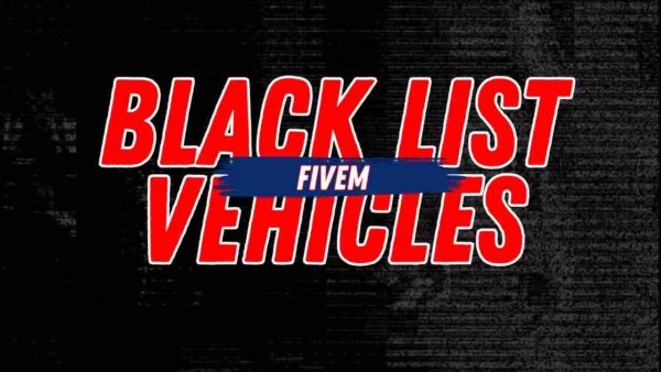 Manage restricted vehicles in your FiveM server with a blacklist script. Enhance gameplay by preventing unauthorized or overpowered vehicle usage