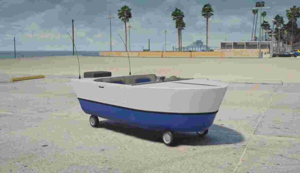 Hop into the Fivem Boatmobile for a wild ride that blends land and water action, perfect for thrill-seekers!