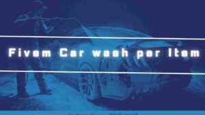 Upgrade your FiveM server with a Car Wash per Item script. Add realistic car-cleaning mechanics for an engaging and immersive roleplay experience.