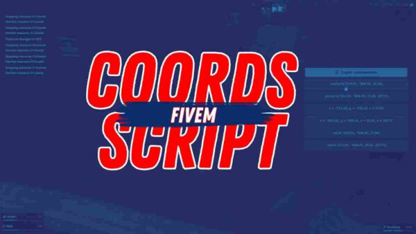 Easily track and manage coordinates with the FiveM Coords Script. Perfect for developers and players looking to enhance their gameplay experience