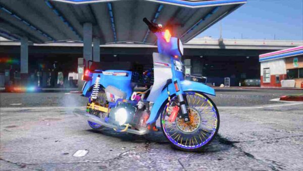 Customize your FiveM Honda C70 GBO J Custom. A perfect blend of classic design and modern performance for your virtual adventures.