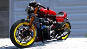 Ride the FiveM Honda CB750 Cafe Racer. Experience timeless design, smooth performance, and custom mods for the ultimate virtual biking adventure