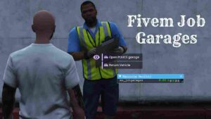 Streamline job roles on your FiveM server! Fivem Job Garages Script adds customized garages for every job, improving roleplay and server organization.