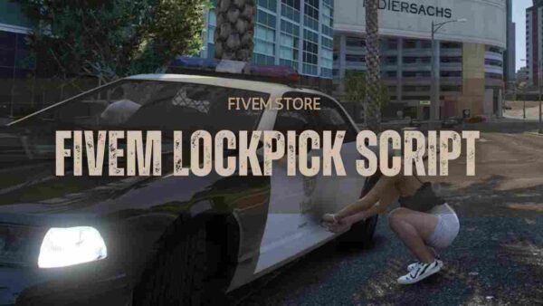 Add excitement to your FiveM server with the lockpick script. Break into vehicles and buildings with realistic mechanics