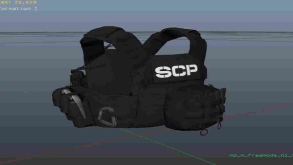 The FiveM SCP Vest is a custom add-on designed for tactical and roleplay servers. Inspired by the Secure, Contain, Protect (SCP) universe, this vest provides players with immersive visuals and functionality for military, security, or containment roles. It’s an ideal addition for servers focused on SCP roleplay or tactical combat scenarios.