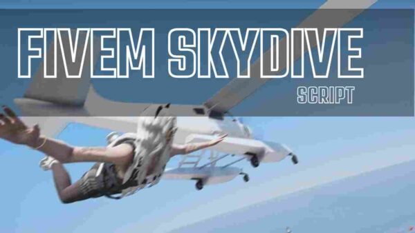 Take your Fivem server to new heights with the skydive script. Add adrenaline-pumping skydiving adventures for players.