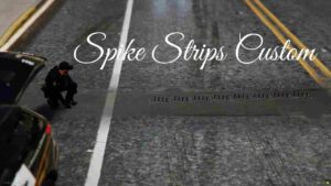 Add realism to police chases with Fivem Spike Strips Custom. Deploy spike strips seamlessly and boost your role-playing experience.