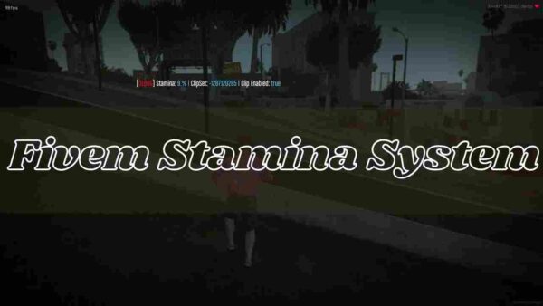 Boost immersion on your FiveM server with the Stamina System! Add dynamic energy management for players and create engaging gameplay