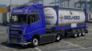 Upgrade your FiveM gameplay with the Volvo FH4 Geelhoed B.V. truck mod. Enjoy realistic driving and enhanced features for an immersive experience