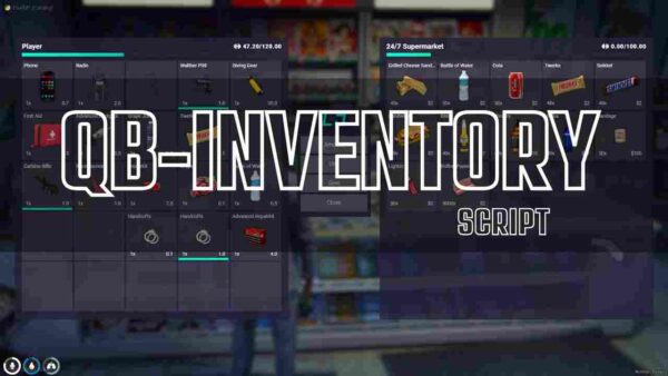 Upgrade your FiveM server with QB-Inventory Script. Organize items, enhance roleplay, and boost player experience effortlessly!