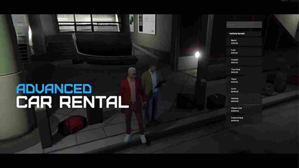 Transform your server with the Fivem Advanced Car Rental Script. Easy rentals, great features, and enhanced gameplay