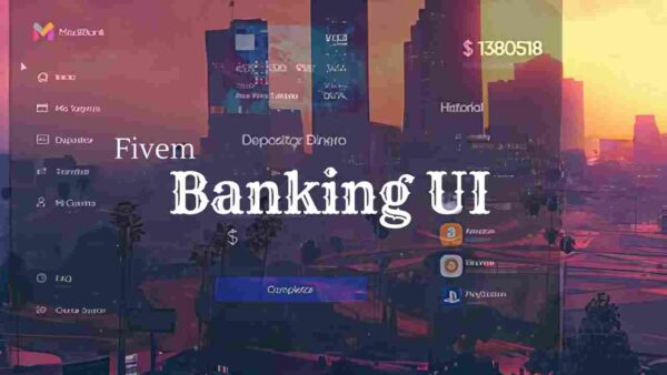 The FiveM Banking UI is a modern, user-friendly interface designed to manage in-game finances seamlessly. It introduces realistic banking features such as deposits, withdrawals, transfers, and account balances, elevating the economic system of your FiveM server.