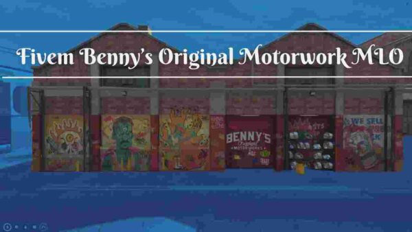 Bring Benny’s Original Motorwork MLO to your FiveM server! Offer players a top-tier garage experience with custom designs and immersive roleplay options