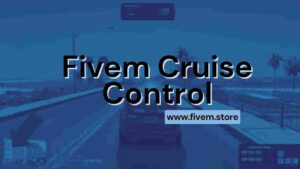 Add custom speed cruise control to your FiveM server. Improve driving and add a unique feature with simple installation