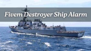 Upgrade your Fivem server with the Destroyer Ship Alarm script. Create intense naval scenarios with realistic alarms for ultimate gameplay immersion