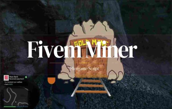 Explore the FiveM Miner Minigame, a perfect way to entertain players by mining resources and earning rewards. Add interactive gameplay to your server!