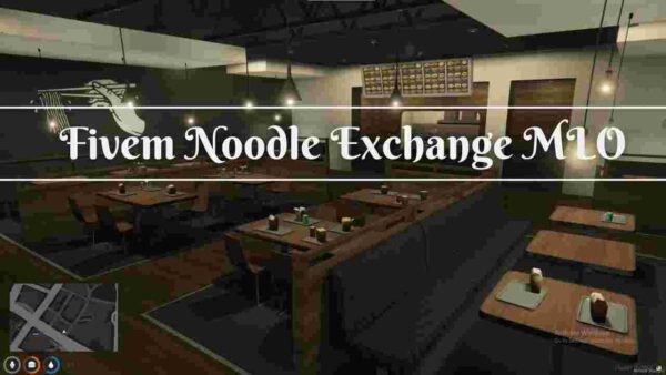 The FiveM Noodle Exchange MLO offers a unique and immersive roleplay experience for players on your server. This custom-made MLO (Map Location Object) introduces a dynamic, fully interactive noodle restaurant, perfect for enhancing gameplay in FiveM. Whether you're a server owner looking to diversify your roleplay or a player looking to enjoy a casual dining experience, this MLO offers an authentic and engaging environment.