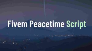 The Fivem Peacetime Script is a server management tool designed to enforce non-violent behavior during specific periods. It restricts criminal and aggressive activities, allowing roleplay communities to focus on peaceful and structured interactions.