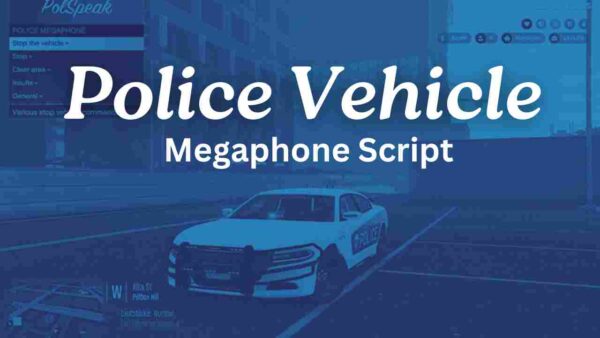 Enhance your roleplay with the Fivem police vehicle megaphone script. Learn how to install and use it to issue commands like a pro!