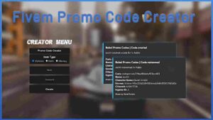 Create custom promo codes for your FiveM server. Enhance player experience and rewards with ease.