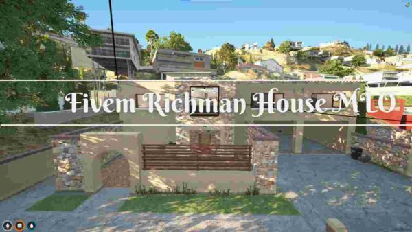 Step into the Fivem Richman House MLO for an upscale, luxurious experience in your roleplay world. Create your dream home today