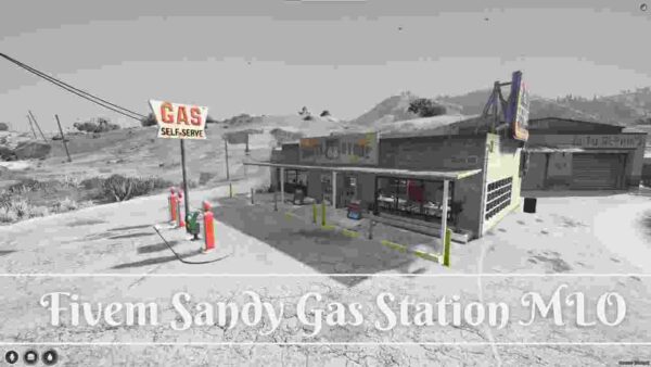 Upgrade your FiveM server with the Sandy Gas Station MLO! Perfect for immersive roleplay, it adds realism and fun