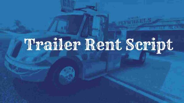 Enhance your server with the Fivem Trailer Rent Script. Allow players to rent trailers easily, adding realism and functionality to roleplay.