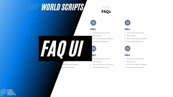 Easily add a FAQ script to your Fivem world. Enhance player experience with quick answers and smooth server management. Perfect for all server admins!