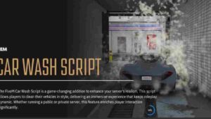 A car wash script in FiveM adds realism and immersion to any GTA V roleplay server. Players can clean their vehicles, maintain aesthetics, and enjoy an interactive feature that enhances roleplay. This script integrates seamlessly with existing server mechanics and is highly customizable.