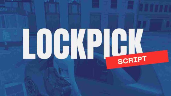 Add excitement to your FiveM server with a Lockpick Script. Perfect for heists and stealthy gameplay in your roleplay scenarios.